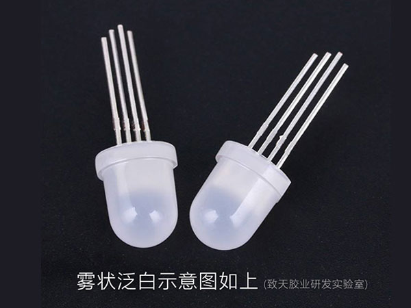 冬天環(huán)氧樹脂ab膠為什么會泛白干得慢？